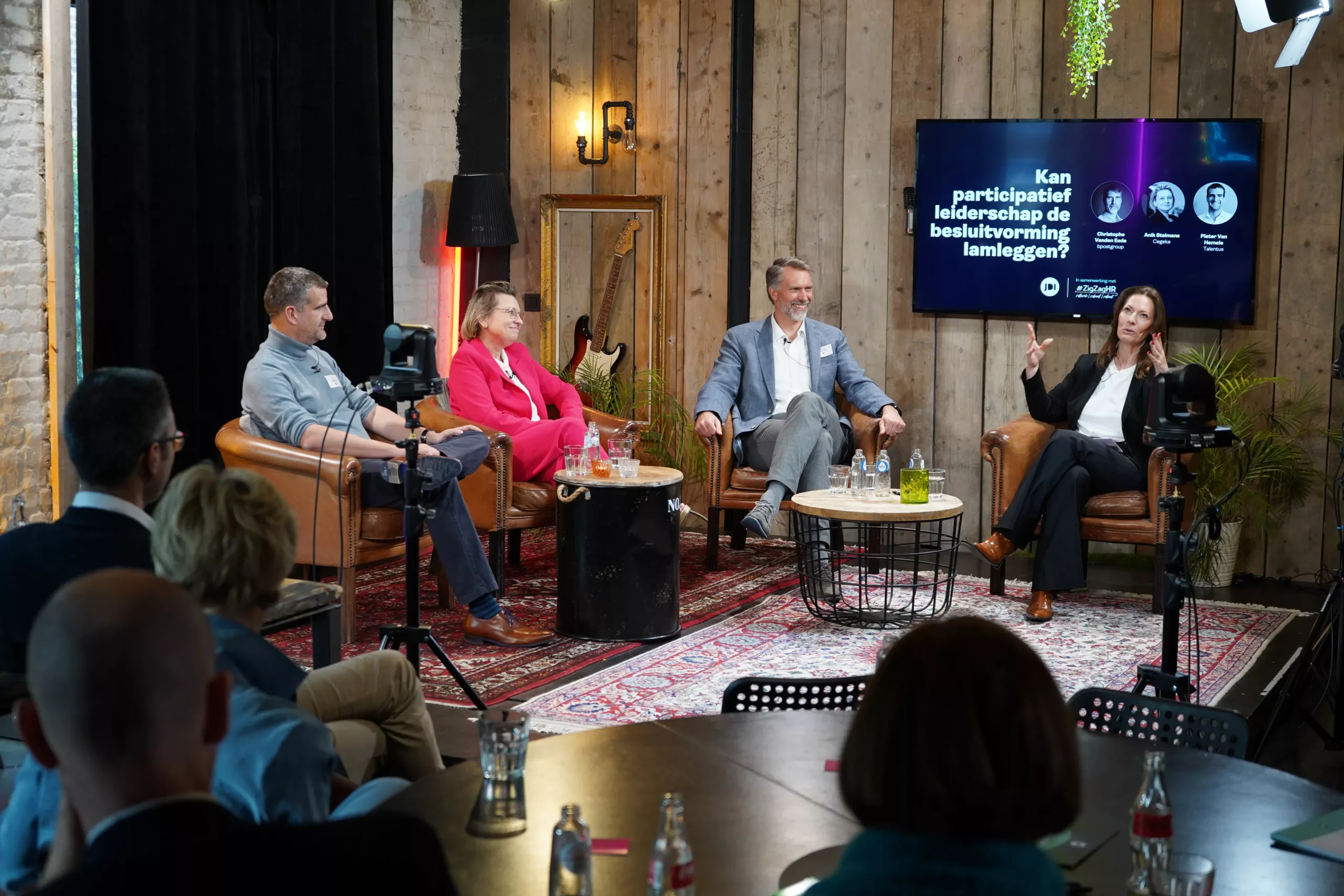 Panel over participatief leiderschap op het CEOxHR-event van JDI.